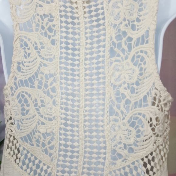 Massimo Supply Co. crocheted back tank top. small - Picture 6 of 10